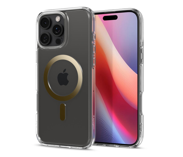 SPIGEN Ultra Hybrid Mag Magsafe do iPhone 16 Pro Max Gold ACS08001 - 1279624 - zdjęcie